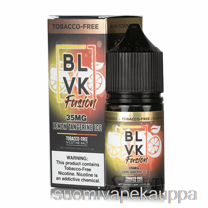 Vape Suomi Sitruuna Mandariinijää - Blvk Fuusiosuolat - 30ml 35mg